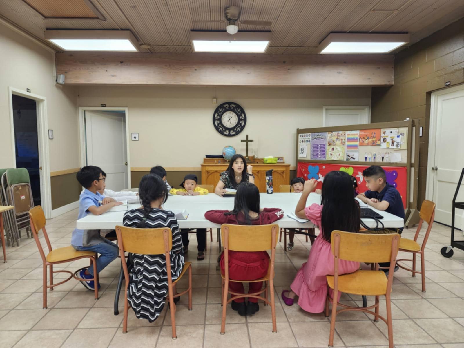 Sunday School kids at GBC