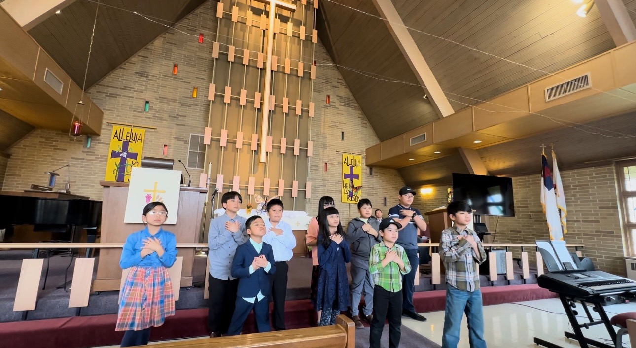 Sunday School kids at GBC